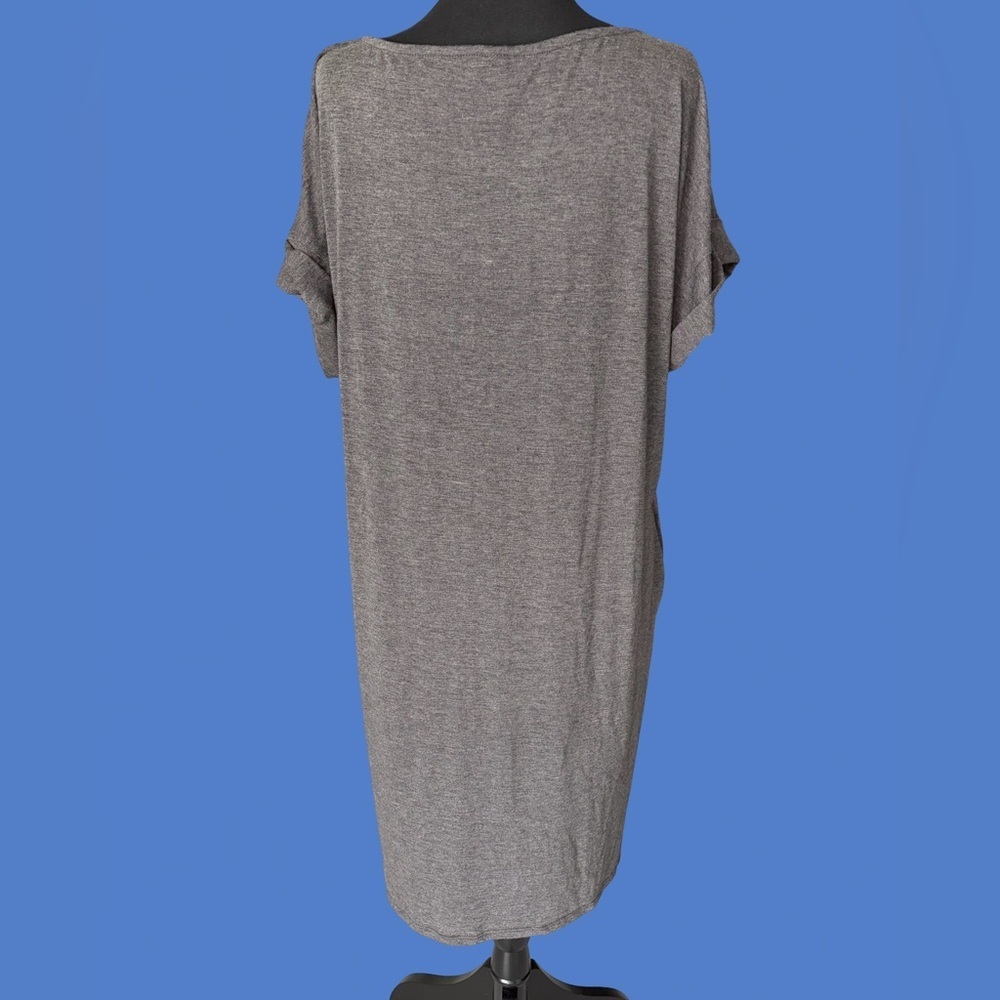 Zenana Outfitters Gray Relaxed Midi Dress - Picture 3 of 4